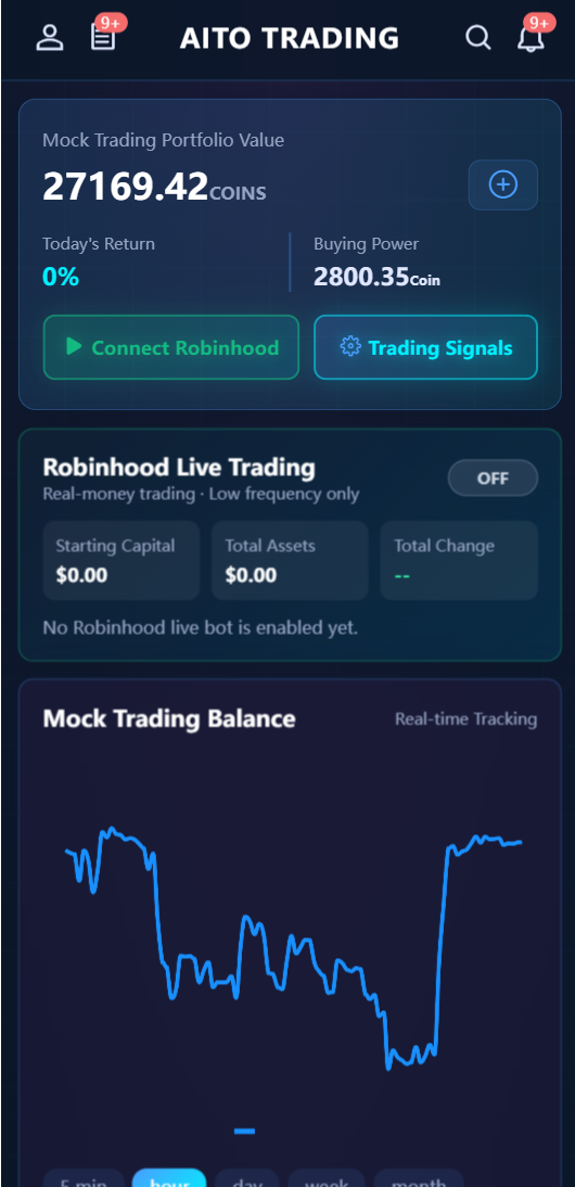 AI Trading and Portfolio Platform